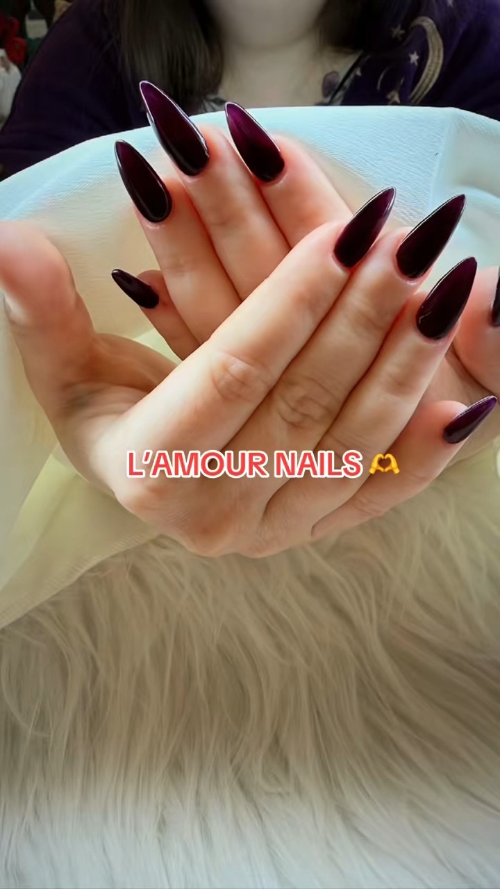Manucure réalisée au salon